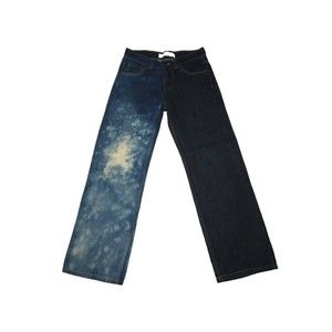 Half Bleached Levi's 550 Straight Leg Jeans 14 Regular W27 X 27